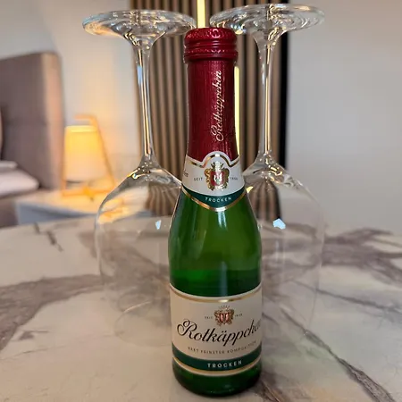 Rheinblick-apartment Snacks, Ambilight & Boxspringbett